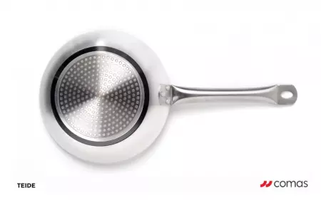 PO&Ecirc;LE INDUCTION ALUMINIUM MANCHE EN INOX 3MM. 32 &Oslash; TEIDE