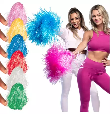  Pom pom 6 couleurs ass. deluxe