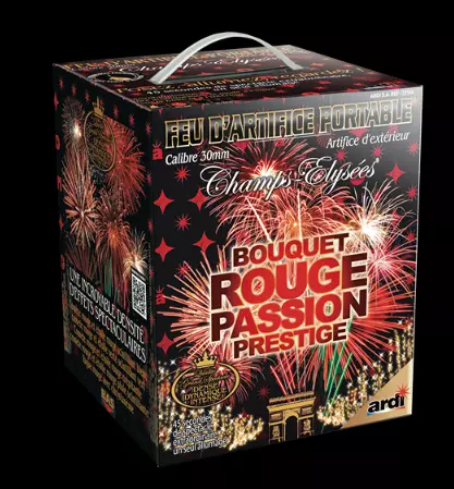 Portable bouquet rouge passion