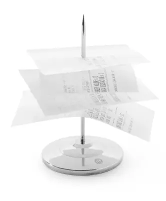 Porte-fiches  inox 80x150mm