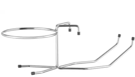 Porte-seau de table chrom&eacute;