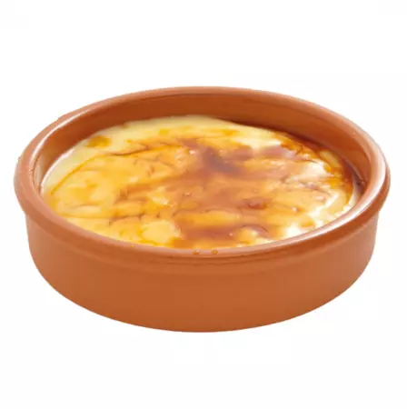 R&Eacute;CIPIENTS EN FA&Iuml;ENCE POUR CR&Egrave;ME CATALANE 220 ML &Oslash; 12x2,6 CM MARRON ROUGEATRE CERAMIQUE (44 UNITES)