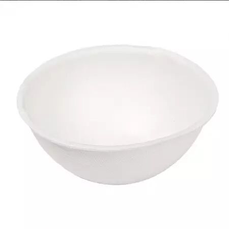R&Eacute;CIPIENTS RONDS \'BIONIC\' &Oslash; 7,5x3 CM BLANC BAGASSE (1000 UNIT&Eacute;)