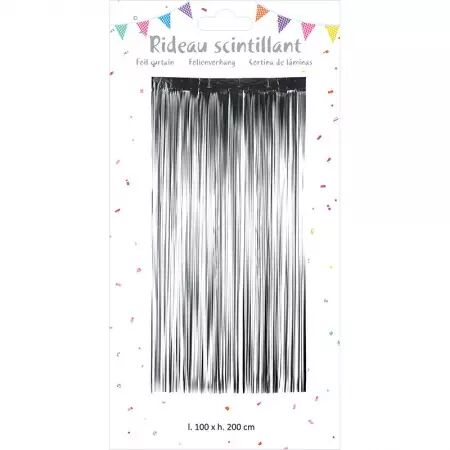 RIDEAU FRANGE ARGENT / 36624AR