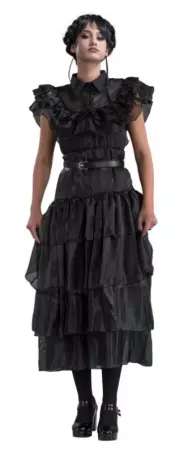 ROBE DE BAL NOIRE MERCREDI L - WEDNESDAY &copy;