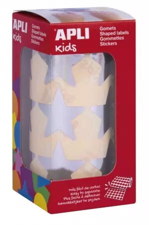 Rouleau 708 Gommettes Etoile ARGENT