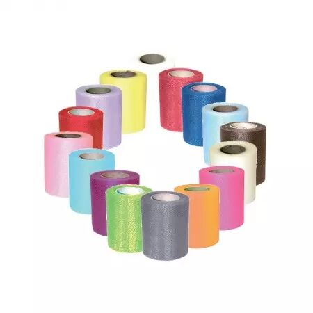 ROULEAU DE TULLE 8X20 ORANGE  / 36600ORZ