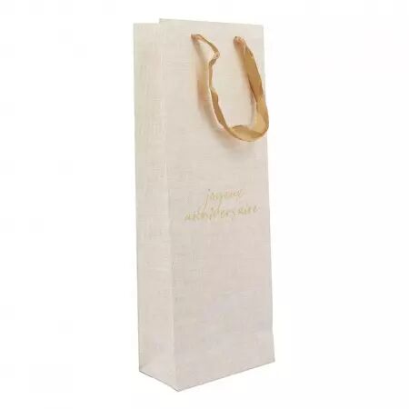 Sac pour Bouteille \ Joyeux Anniversaire\  Gold\'n 