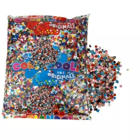 Sachet de 1Kg confettis multicolores /CO22320