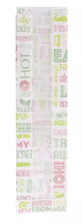 SACHETS BAGUETTE ROND AVEC FEN&Ecirc;TRE ECO \'PAROLE\' 32 G/M2 9+6x35 CM BLANC PARCH.INGRAISSABLE (250 UNIT&Eacute;)