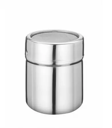 Saupoudreur avec gaze inox 75x55 mm