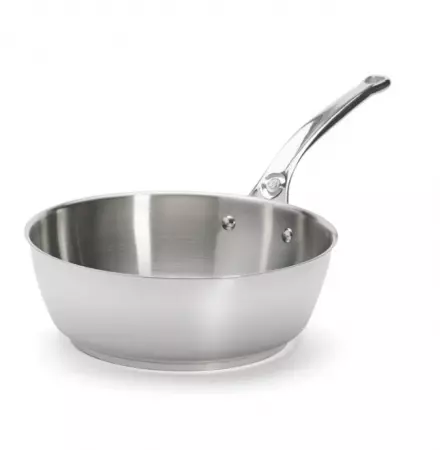 SAUTEUSE BOMBE MILADY QUEUE EN FONTE INOX DIAM 24