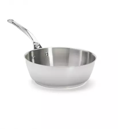 SAUTEUSE BOMBE MILADY QUEUE EN FONTE INOX DIAM 24