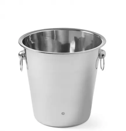 Seau &agrave; glace avec anses rondes 3,3 l inox 220x190 mm