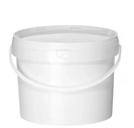 SEAU AVEC COUVERCLE 11.5L blanc PP 300X230mm