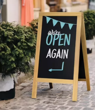 Securit&reg; Panneau trottoir  \ Deluxe\  - H&ecirc;tre - Bois  finition h&eacute;v&eacute;a laqu&eacute; -  70x135cm