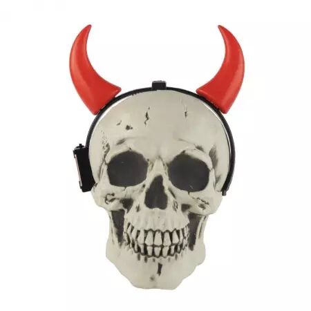 SERRE T&Ecirc;TE CORNE DIABLE ROUGE LUMINEUX	