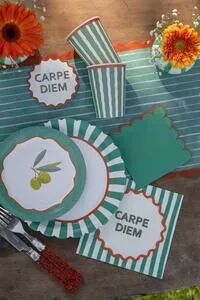 SERVIETTE DOLCE VITA  CELADON 33 x 33 cm C&eacute;ladon 