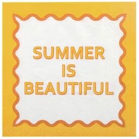 SERVIETTE DOLCE VITA JAUNE  33 x 33 cm Jaune 