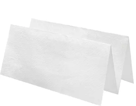 SERVIETTES ESSUIE-MAINS 2 PLIS ZIGZAG 37 G/M2 21x22,5 CM BLANC OUATE (4000 UNIT&Eacute;)