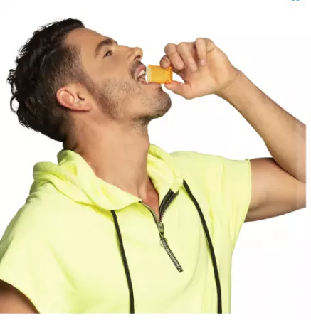 Set 20 Verres &agrave; shot en plastique 4 couleurs fluo