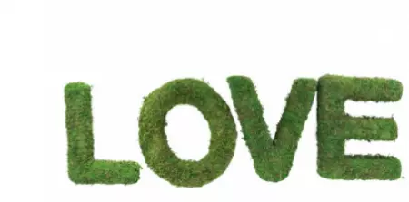 SET 4 LETTRES LOVE EN MOUSSE