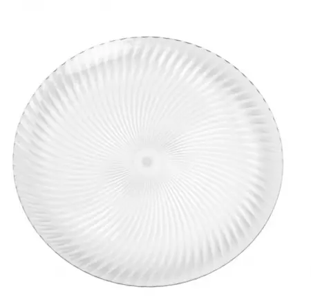 SOUS ASSIETTE PS TRANSPARENTE SHELL DIA 33CM