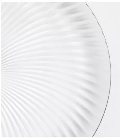 SOUS ASSIETTE PS TRANSPARENTE SHELL DIA 33CM