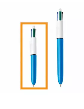Stylo-bille bic 4 couleurs classique mini 