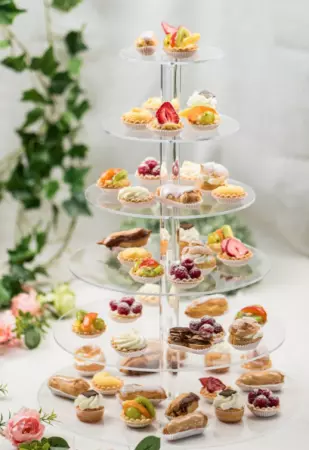 SUPPORT PLEXI ROND 6 NIVEAUX