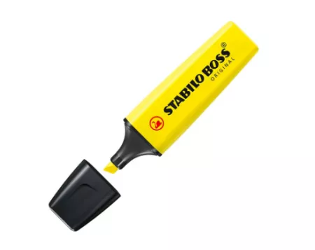 Surligneur STABILO BOSS 2-5mm JAUNE