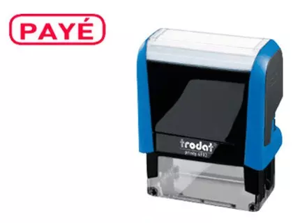 TAMPON PAYE ROUGE RECHARGABLE