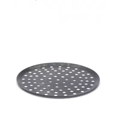 TOURTIERE PERFOREE TOLE BLEU 28cm