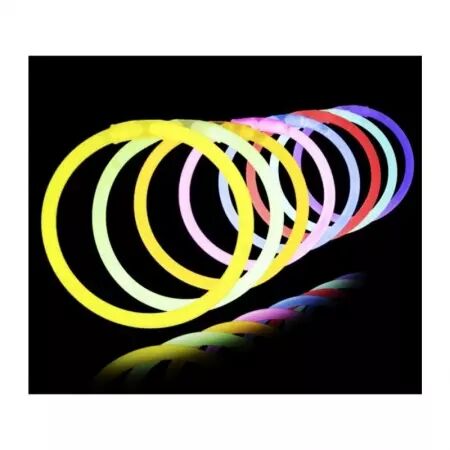 Tube 15 bracelets Glow 5 mm x 200 mm / 28113A