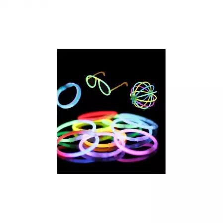 Tube 15 bracelets Glow 5 mm x 200 mm / 28113A