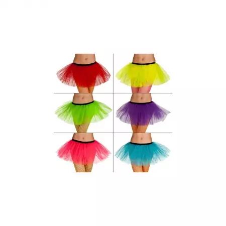 Tutu en tulle - 6 Couleurs assorties