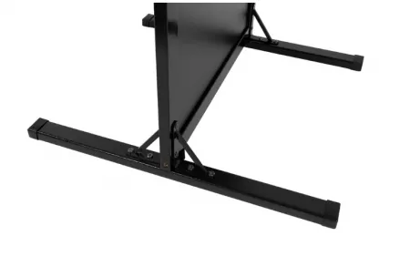 1 ARDOISE NOIR 119X67X2.5cm + 2 PIEDS METALLIQUES POUR SUPPORTER MULTI-ARDOISE 42X17X5cm