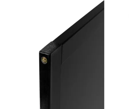 1 ARDOISE NOIR 119X67X2.5cm + 2 PIEDS METALLIQUES POUR SUPPORTER MULTI-ARDOISE 42X17X5cm