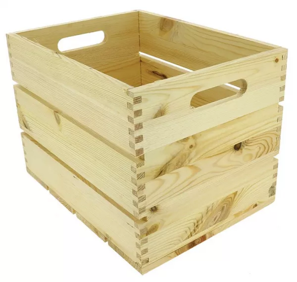1 CAGETTE PIN NATUREL 54X36X26