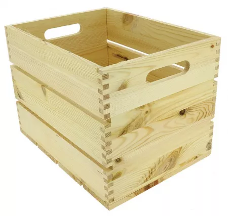1 CAGETTE PIN NATUREL 54X36X26