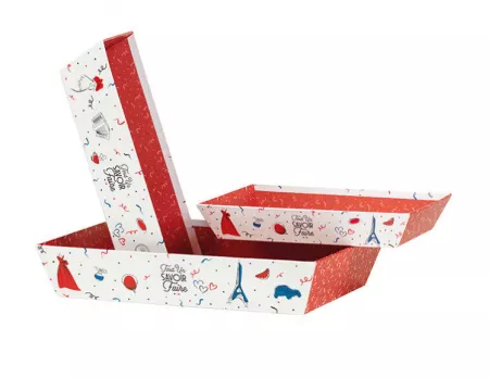 1 CORBEILLE CARTON TOUT UN SAVOIR-FAIRE 33x20x 7cm