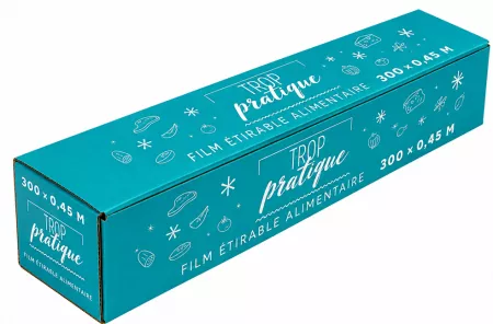  1 FILM ETIRABLE ALIMENTAIRE 300x0.45m 8.5&micro;