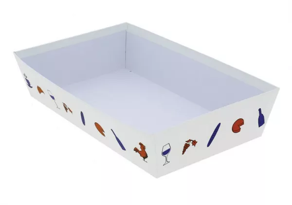 1 HEXAGONE CORBEILLE RECTANGLE 33X20X7