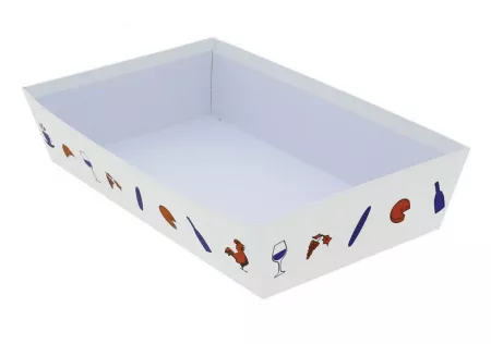 1 HEXAGONE CORBEILLE RECTANGLE 33X20X7