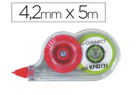 1 MINI CORRECTEUR Q-CONNECT D&Eacute;VIDOIR RUBAN 4.2MMX5M