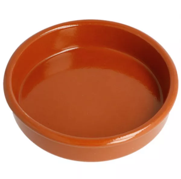 1 RECIPIENT CERAMIQUE FAIENCE CREME BRULEE 220ML - � 12x2,6 CM