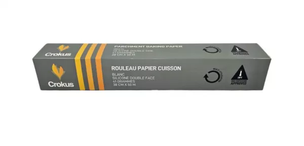 1 ROULEAU PAPIER CUISSON SAGA PRO 0.38X50M