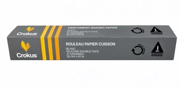 1 ROULEAU PAPIER CUISSON SAGA PRO 0.38X50M