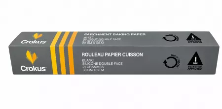 1 ROULEAU PAPIER CUISSON SAGA PRO 0.38X50M