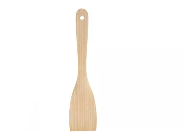 1 SPATULE EN BOIS COURBEE
